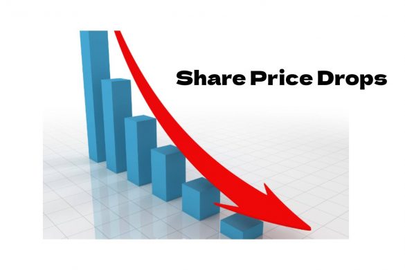 share price drops
